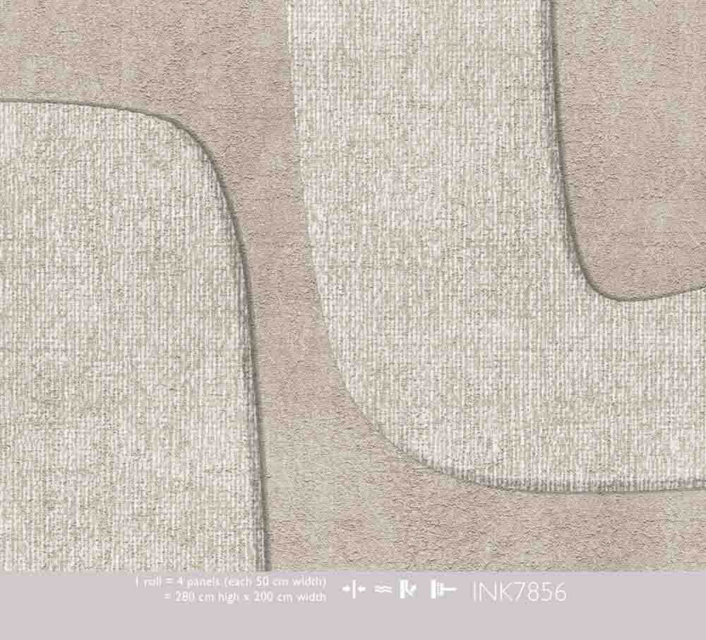 Detail van het behang - INK7856