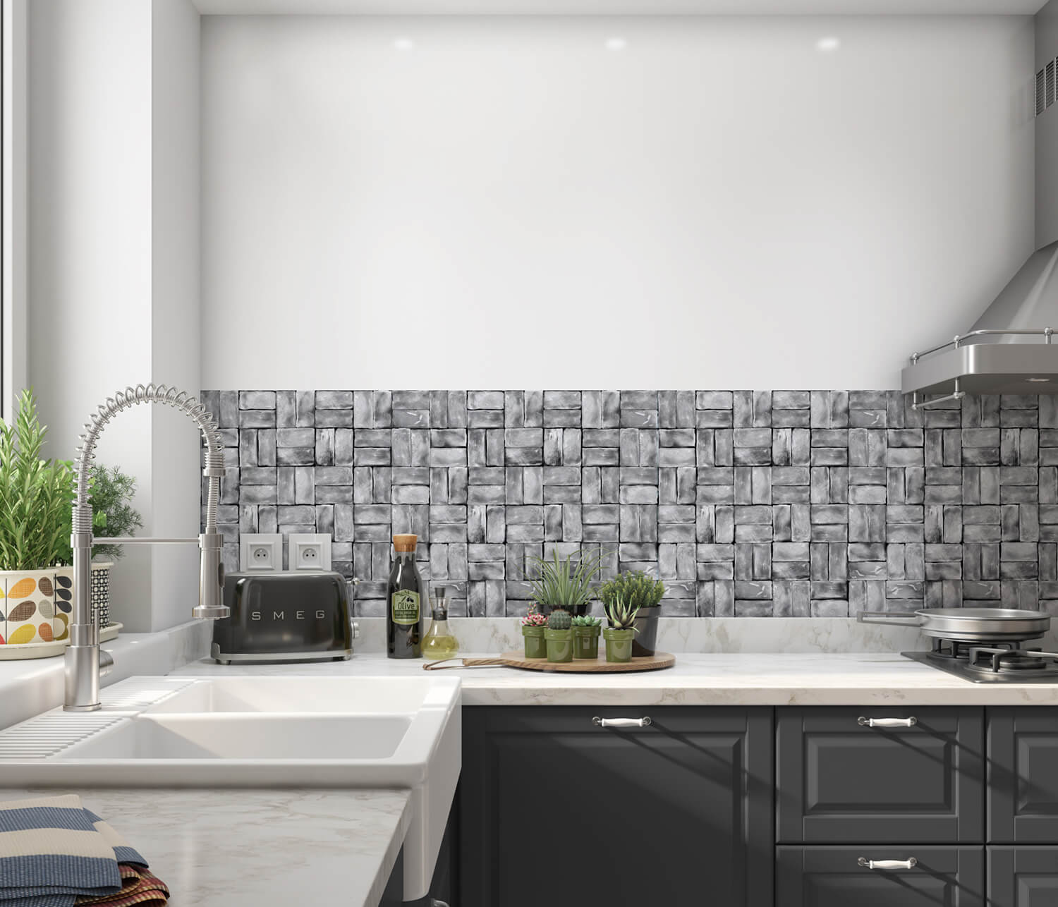 Keukenwand met print - DW1066