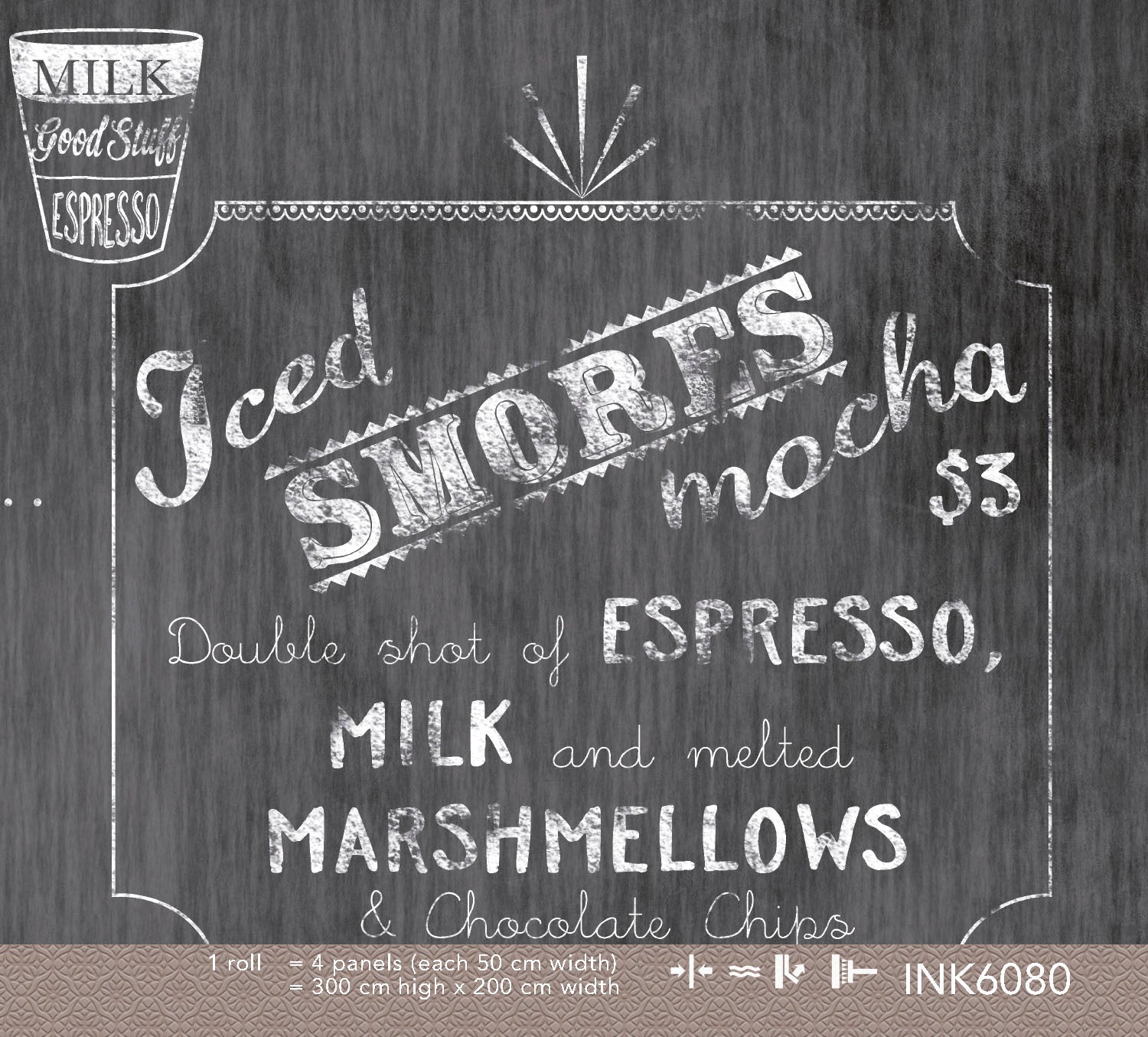 Coffeehouse - Color Choc Behang