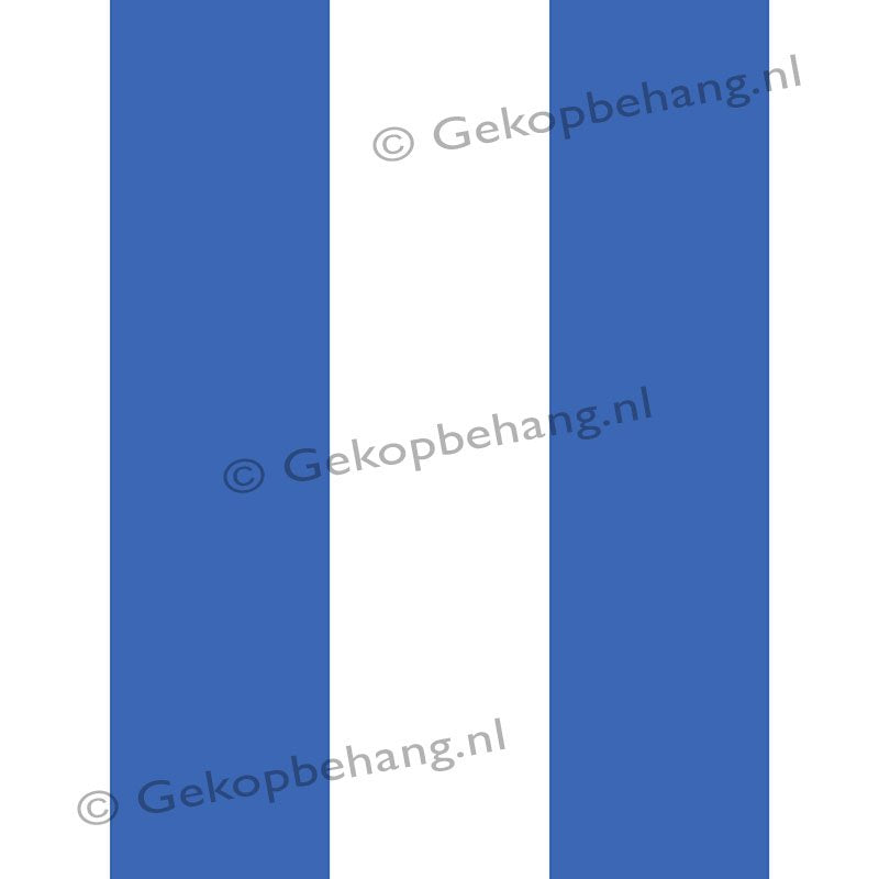 Behang Expresse - Thomas - streep blauw/wit