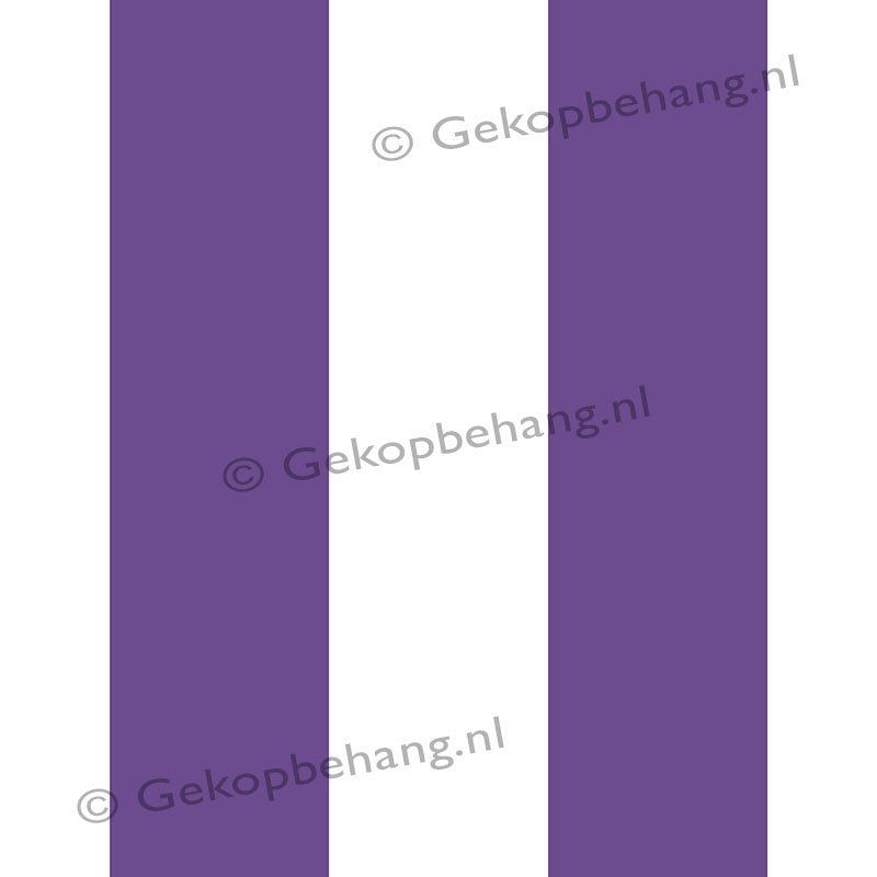 Wallpaper Expresse - Thomas - stripe white/purple