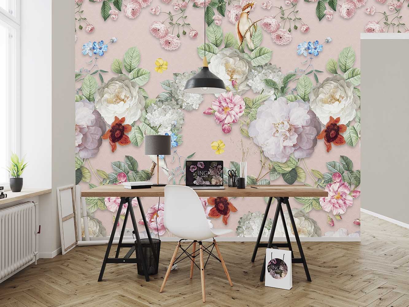 Floral Utopia Wallpaper - Sweet Rosa Pink