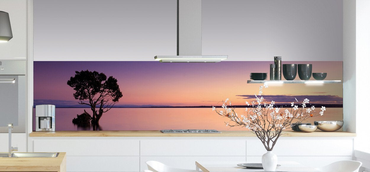 Keukenwand - Purple Sunset