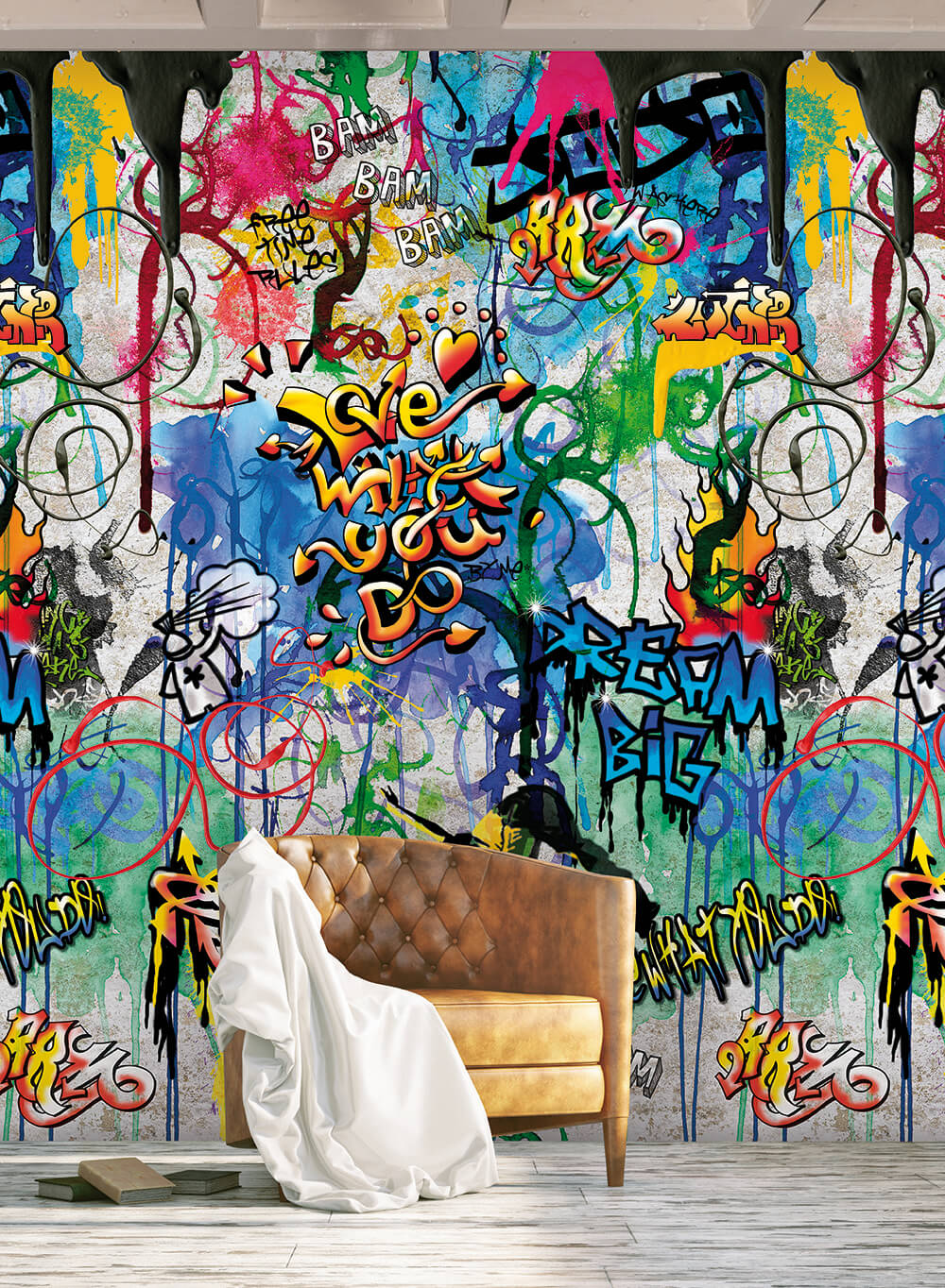 Graffiti Park - Colour Choc Behang