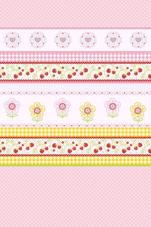 Children's wallpaper Girlz Pink