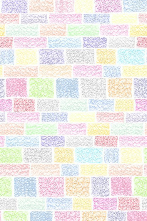 Children's wallpaper Bricks