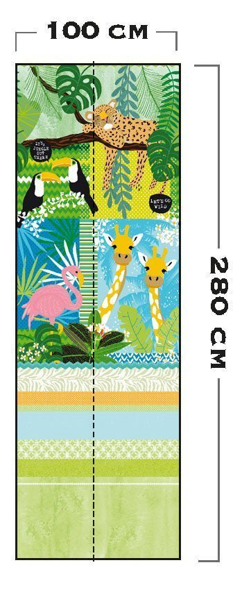 Children's wallpaper Abby & Bryan - It's a jungle out there