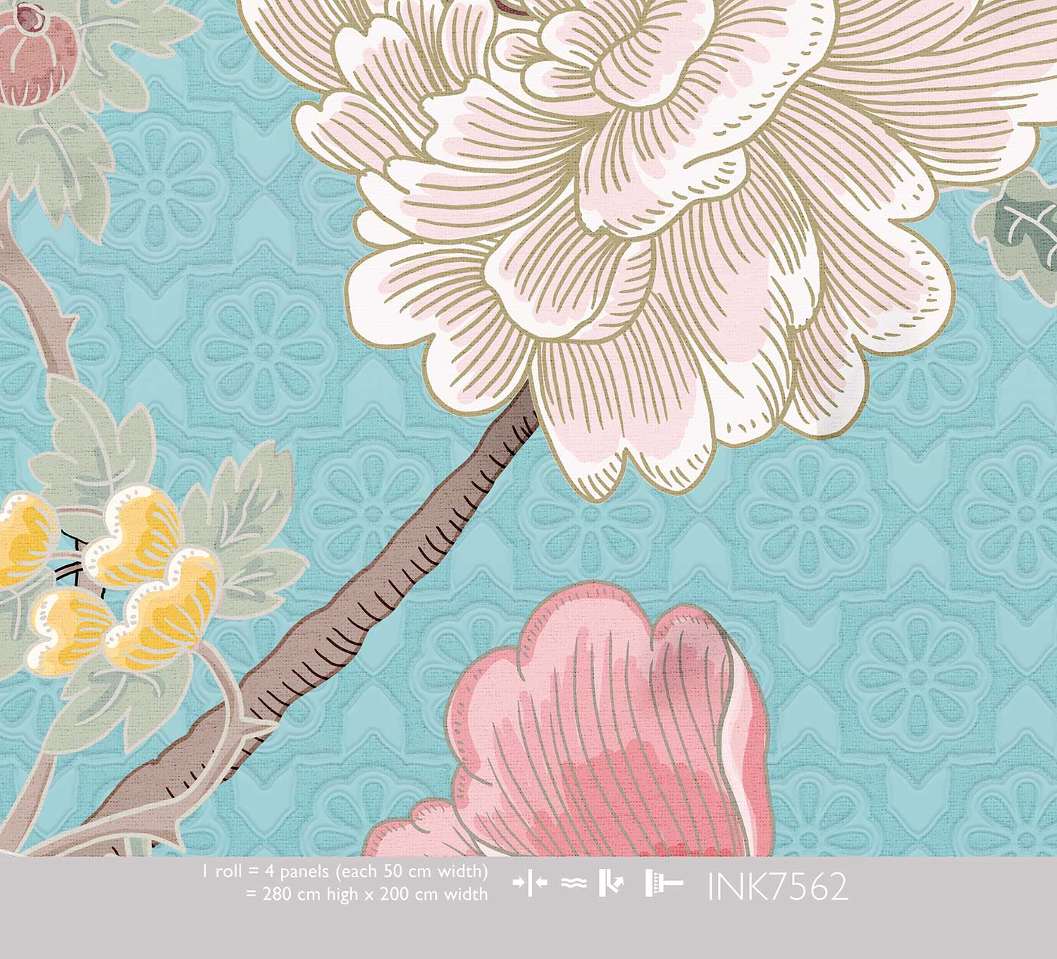 Floral Utopia Wallpaper - Tea Garden Afternoon