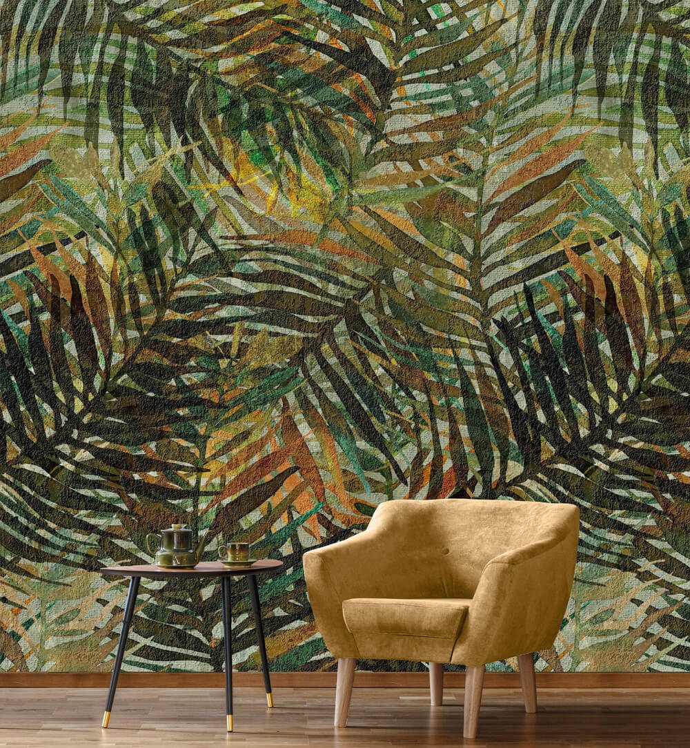Palm Leaf Love - Wallpaper