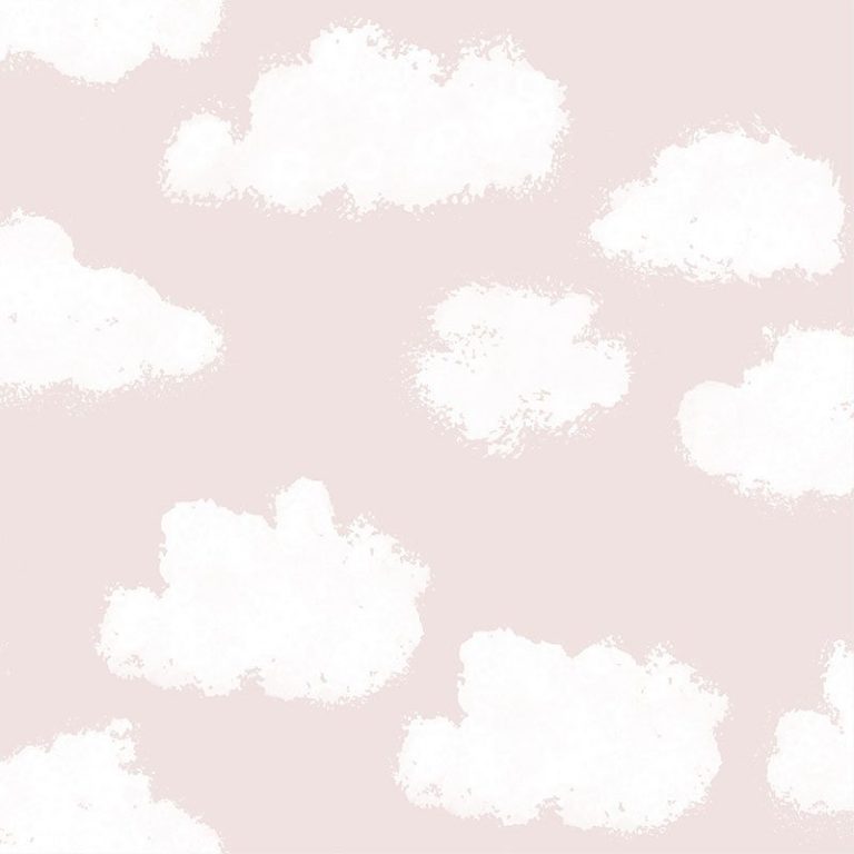 Papier peint enfant Puck & Rose - Wolk Roze