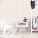 Kinderbehang Puck & Rose - Bloemmotief Roze