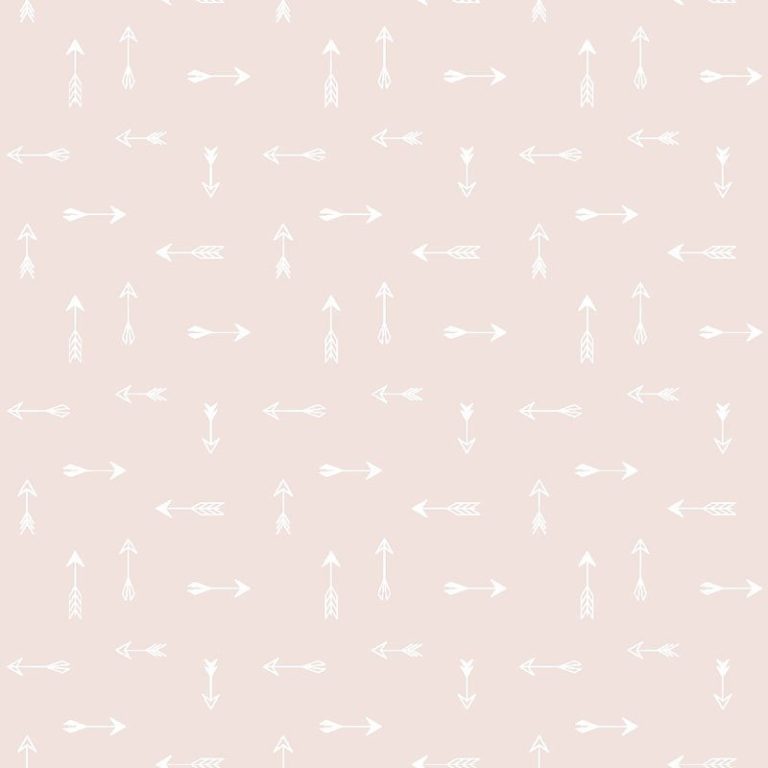 Kindertapete Puck & Rose - Pijlen Roze