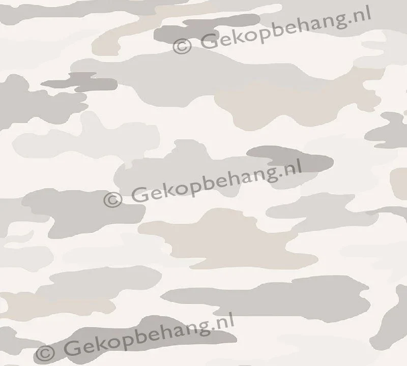 INGK Tapete - Thomas - camouflage beige/bruin