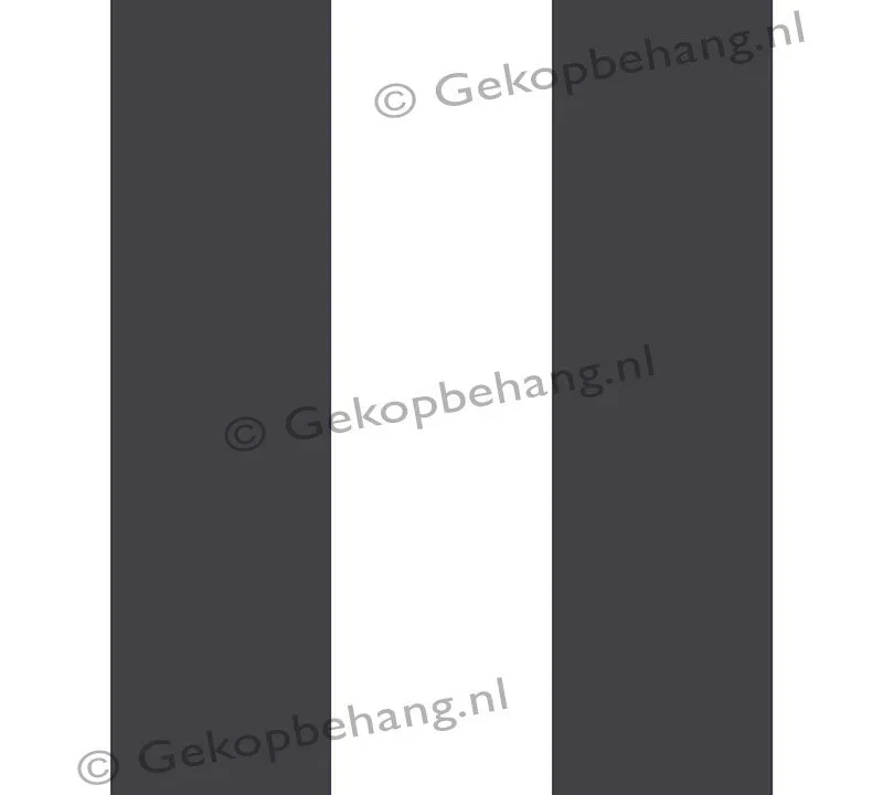 INGK Tapete - Thomas - streep zwart/wit