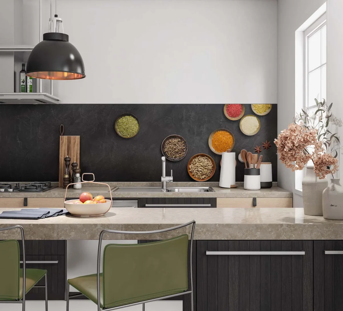 Kitchen splashback - Spices India Love