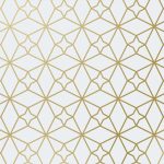 Kitchen backsplash with print - Fez Silver