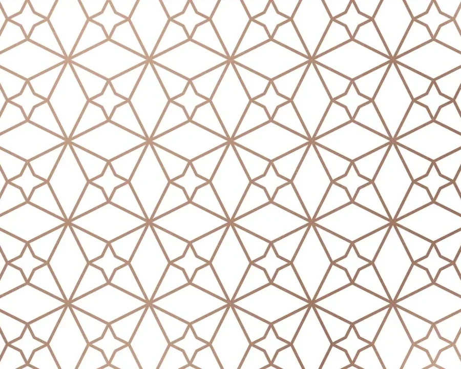 Küchenrückwand mit Druck - Fez Roségold