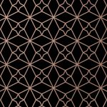 Kitchen splashback with print - Fez Dark Silver