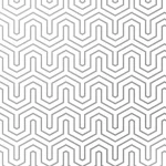 Motif géométrique gris en labyrinthe de lignes continues