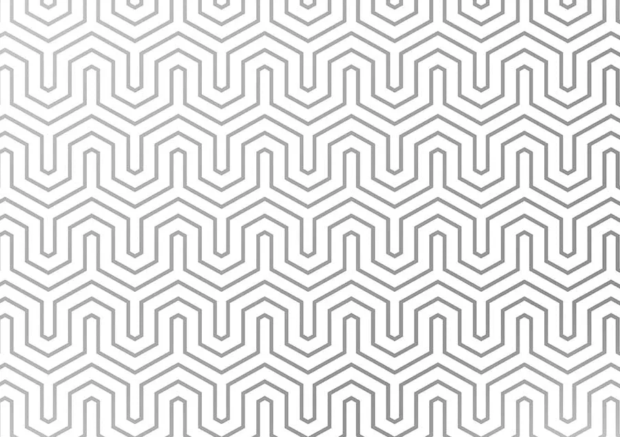 Motif géométrique gris en labyrinthe de lignes continues