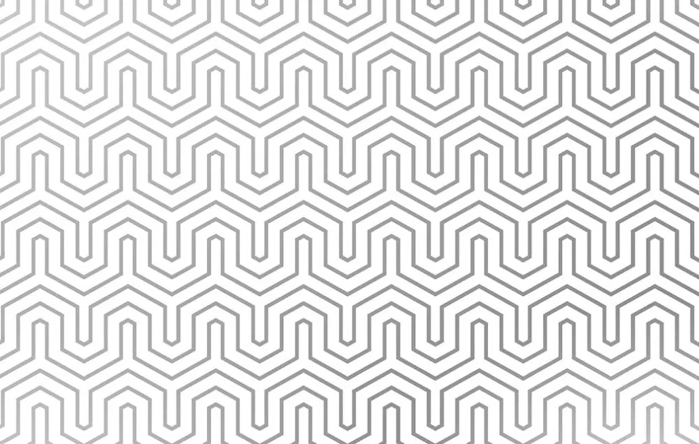Motif géométrique gris en labyrinthe de lignes continues