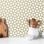 Crédence de cuisine avec impression - Marrakech Or Rose