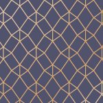 Crédence de cuisine avec impression - Nador Blue Or Rose