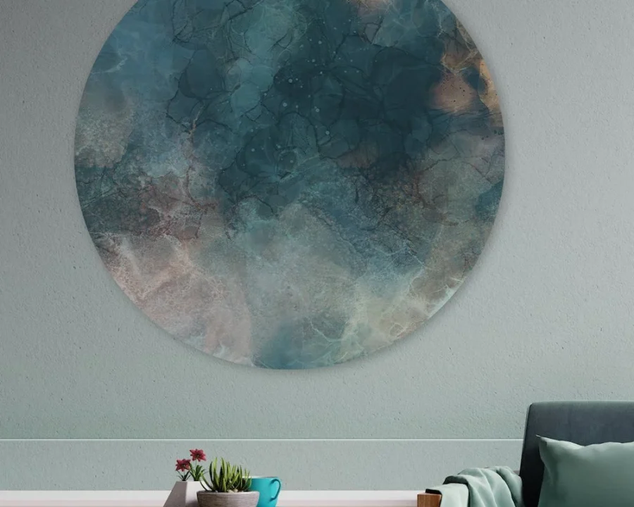 Dark Sea Wall Circle - Wall