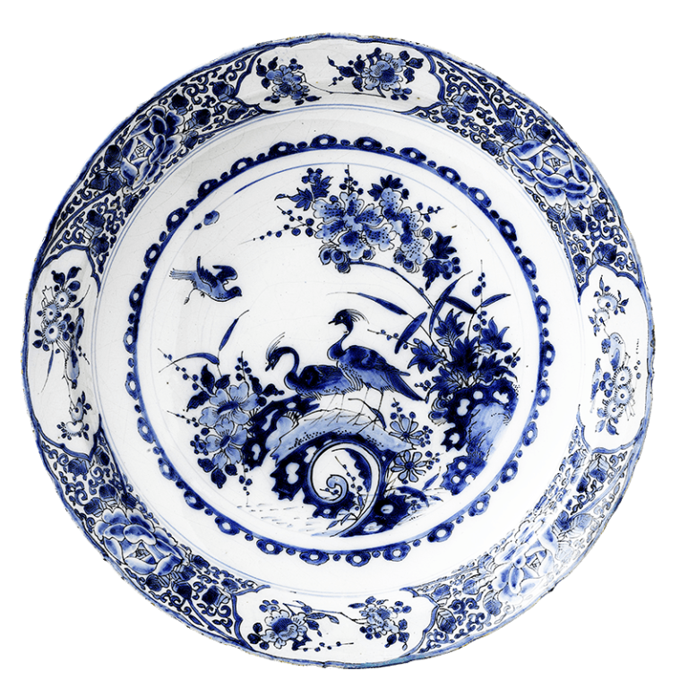 Wall Circle - Decorative Plate - Blue Bird
