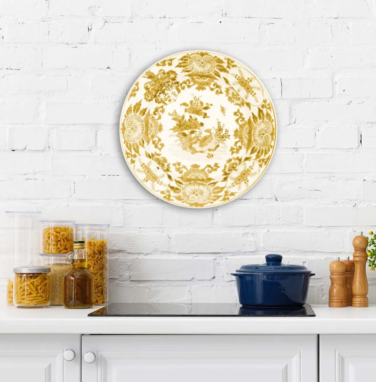 Wall Circle - Decorative Plate - Ochre Plate