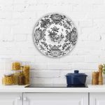 Muurcirkel - Wanddeco Bord - Black