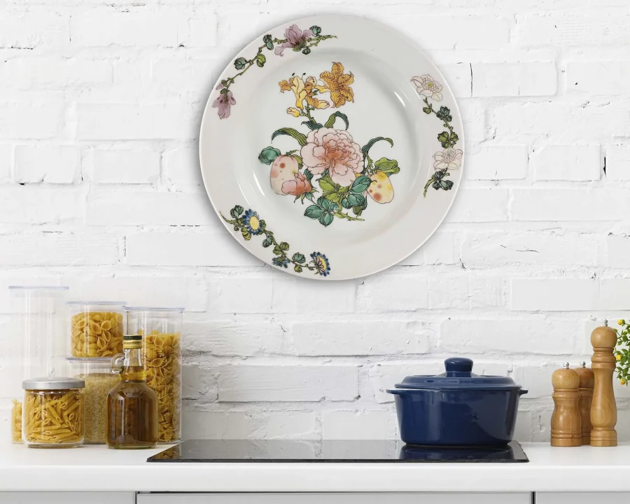 Wall Circle - Decorative Plate - Florals