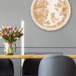 Muurcirkel - Wanddeco Bord - Butterscotch