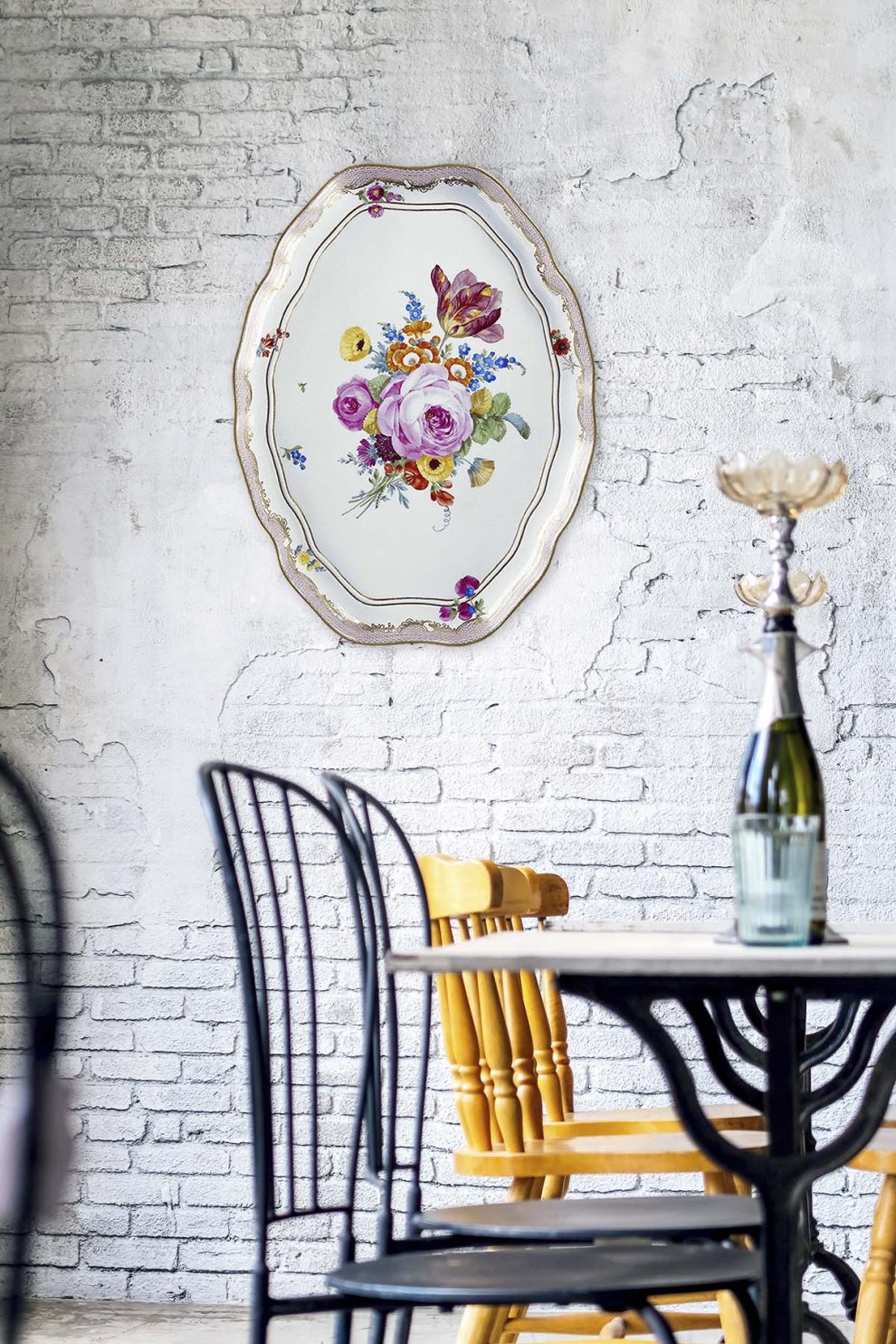 Wall Circle - Decorative Plate - Floral China