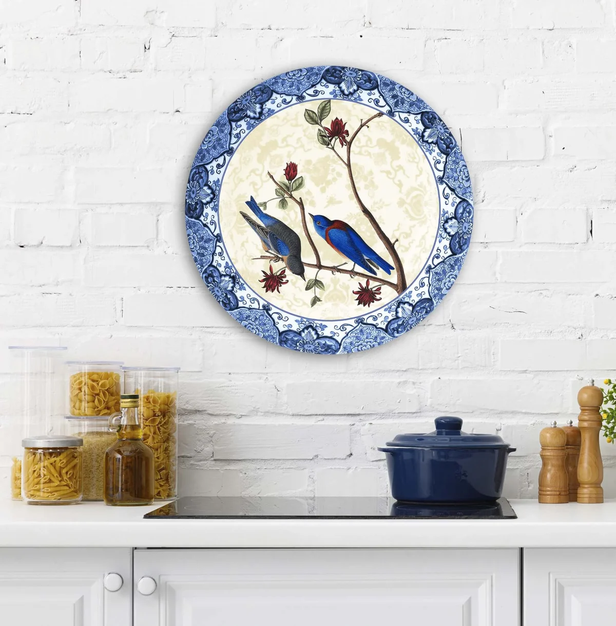 Cercle Mural - Assiette Décorative - Birds For Now