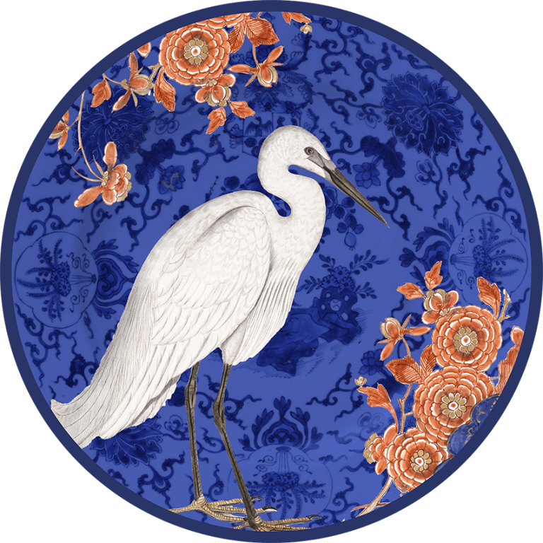Cercle Mural - Assiette Décorative - Birds