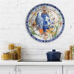 Muurcirkel - Wanddeco Bord - Parrot