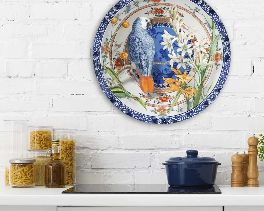 Wall Circle - Decorative Plate - Parrot
