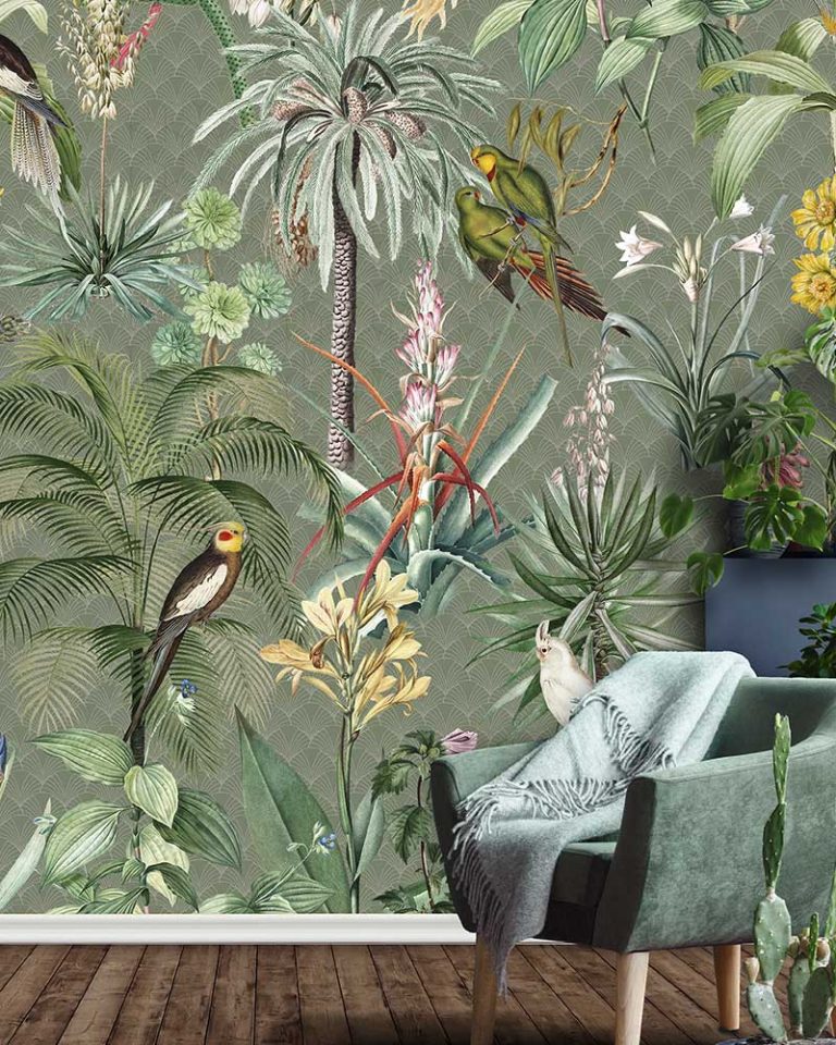 Floral Utopia Wallpaper - Tropical Winter