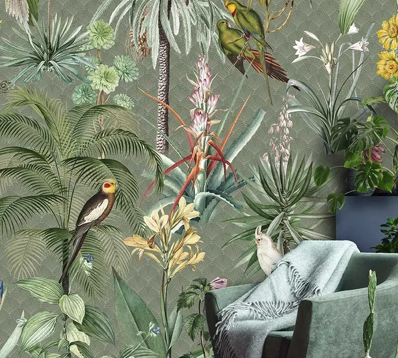 Floral Utopia Tapete - Tropical Winter