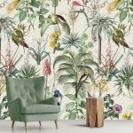 Floral Utopia Behang - Tropical Morning