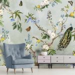 Floral Utopia Wallpaper - Secret Garden Turquoise