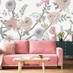 Floral Utopia Behang - Tea Garden Sunrise