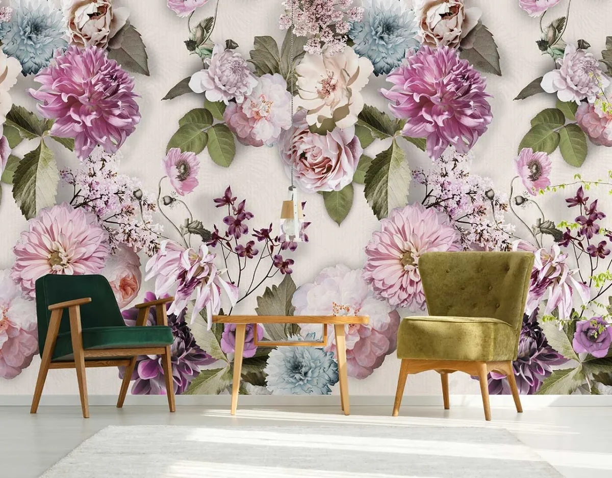 Floral Utopia Behang - Sunny Morning