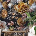 Floral Utopia Behang - Lush Heritage Dark