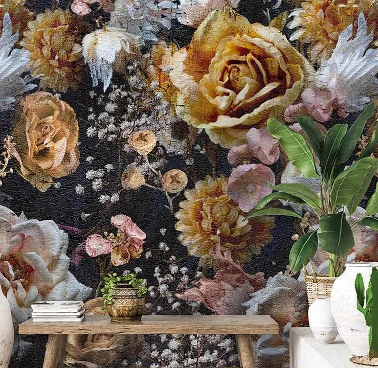 Floral Utopia Tapete - Lush Heritage Dark