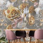 Floral Utopia Behang - Lush Heritage Light