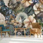 Floral Utopia Wallpaper - Eden Blues