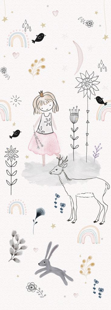 Kindertapete Fairytale Girl