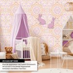 Kinderbehang het platte beeld per rol INK7807